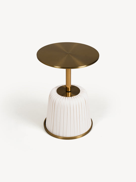 Mesa Auxiliar Marcella beige, vista desde arriba