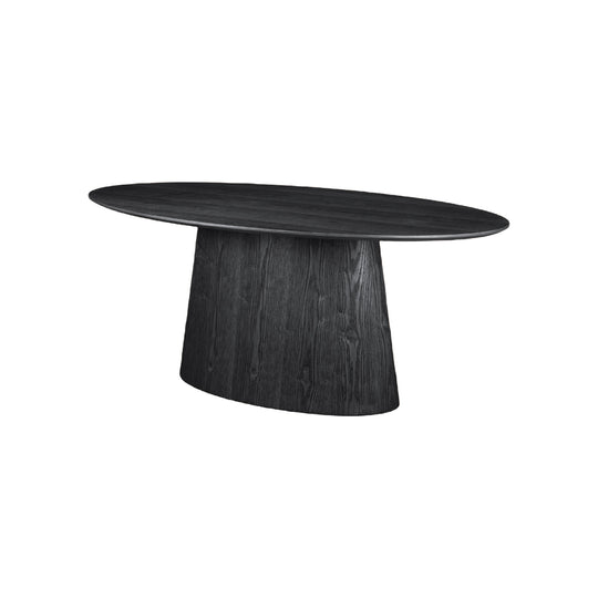 Mesa Tokio Negra Vista en Perspectiva con Fondo Blanco