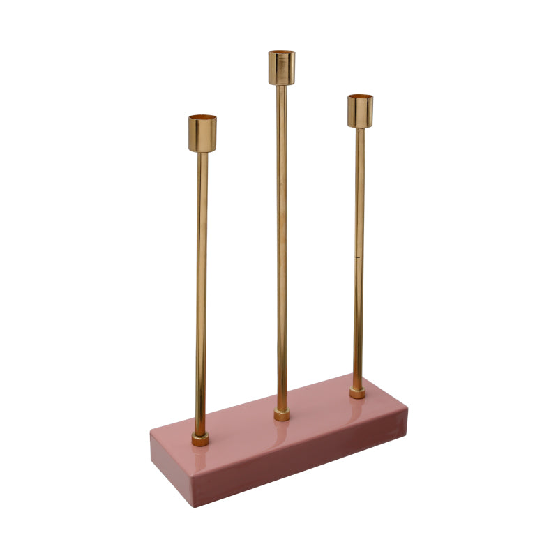 Candelabro Rivoli Rosa