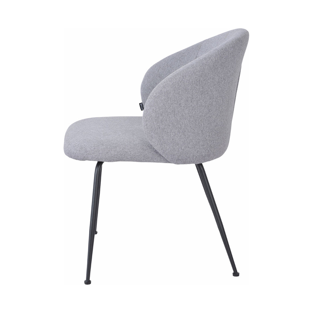 Silla Siena Gris Vista Lateral