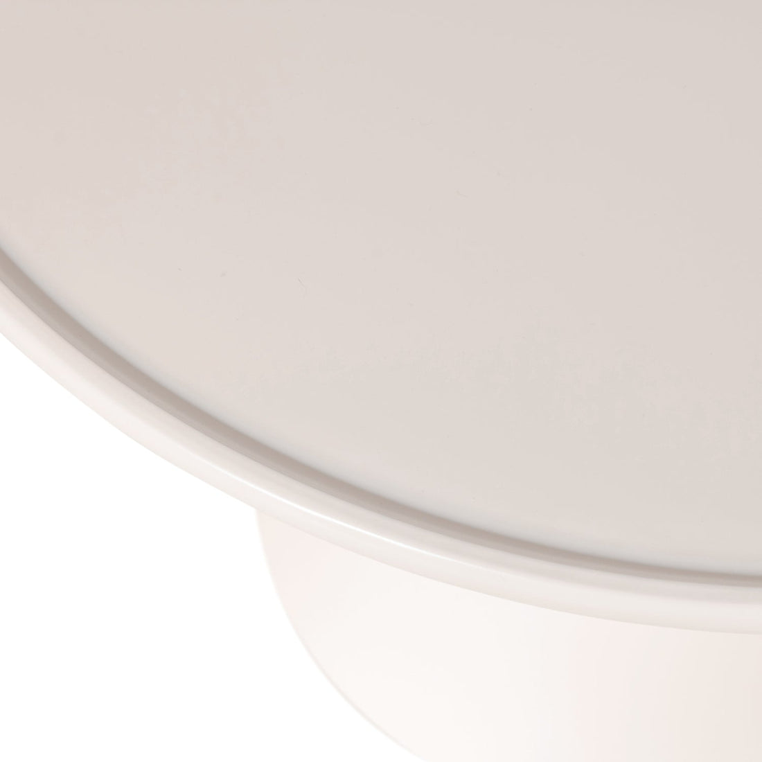 Mesa Lateral Ginebra Crema Vista de Detalle