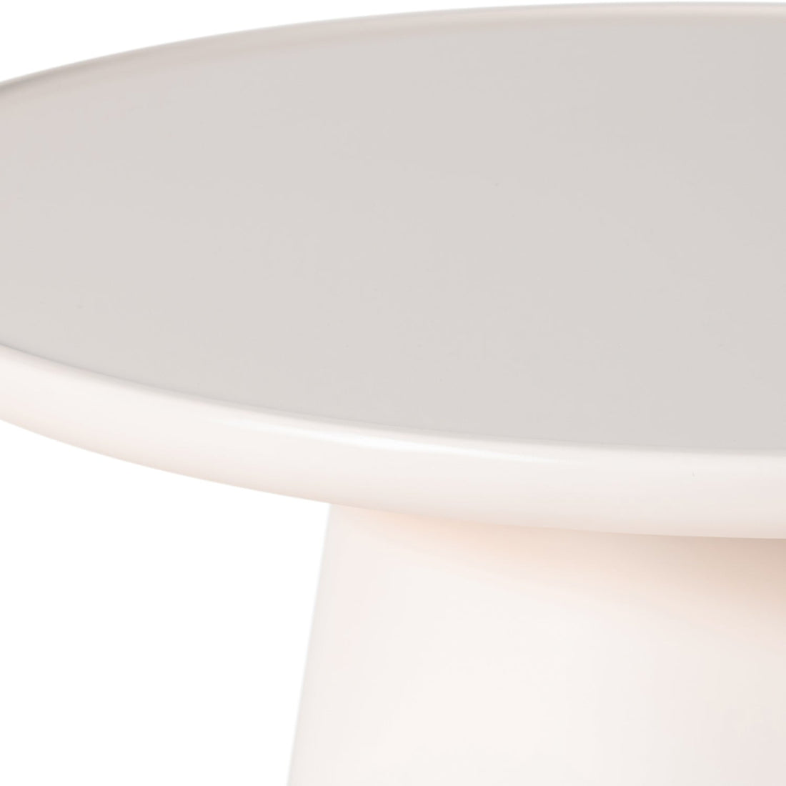 Mesa Lateral Ginebra Crema Vista de Detalle