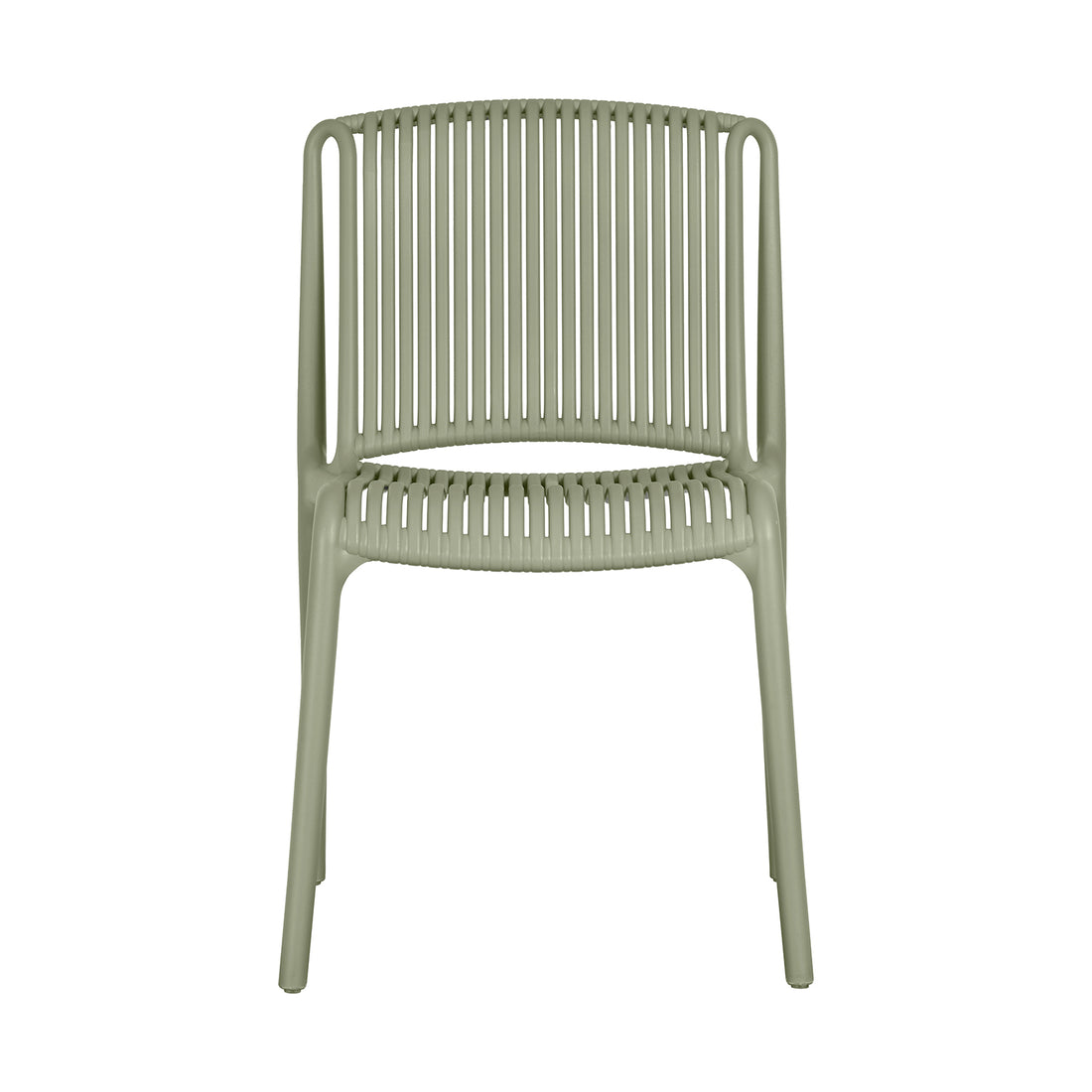 Silla Ext Creta Olivo Vista Frontal