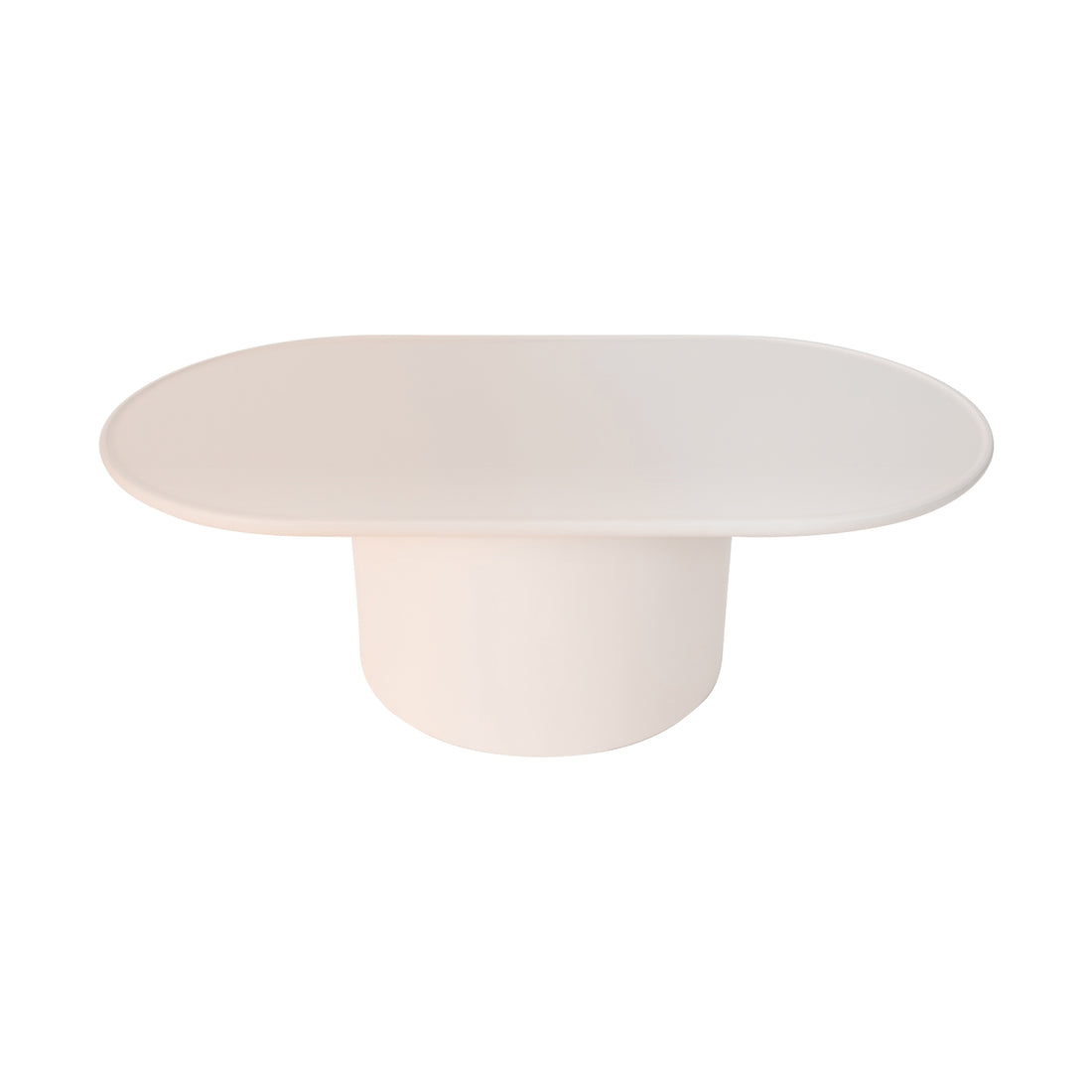 Mesa de Centro Zurich Crema Vista Superior