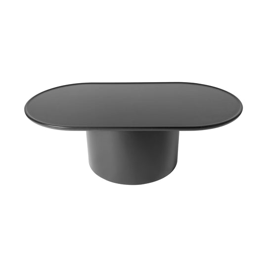 Mesa de Centro Zurich Negra Vista Frontal
