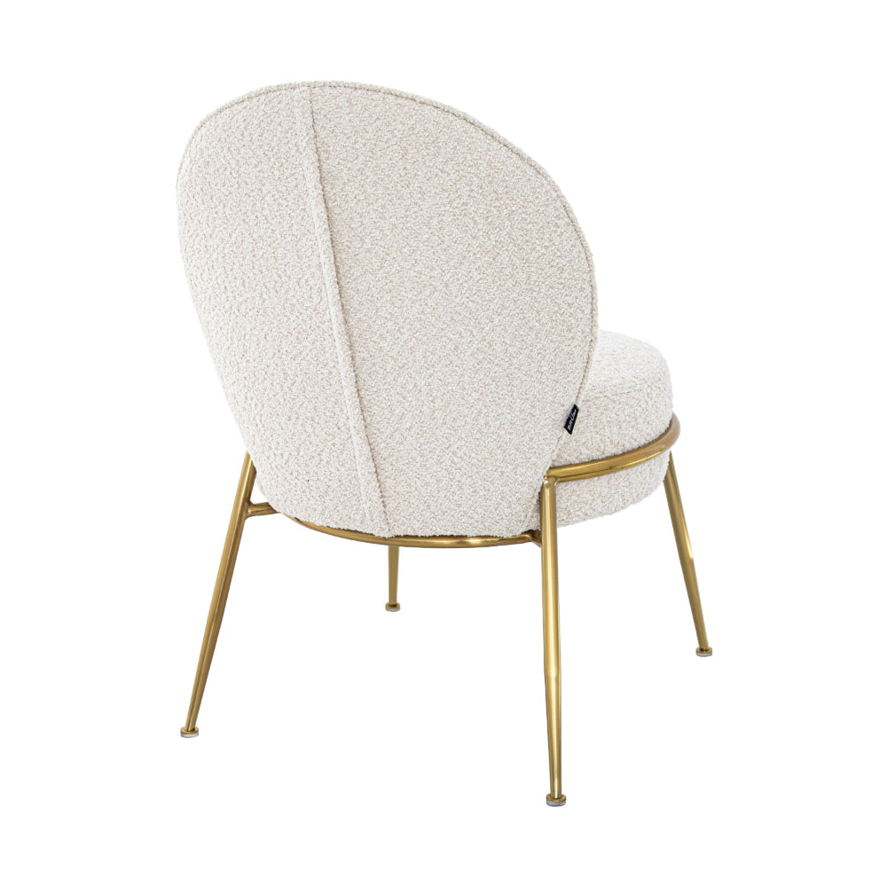Silla Brela Beige vista en Perspectiva Trasera