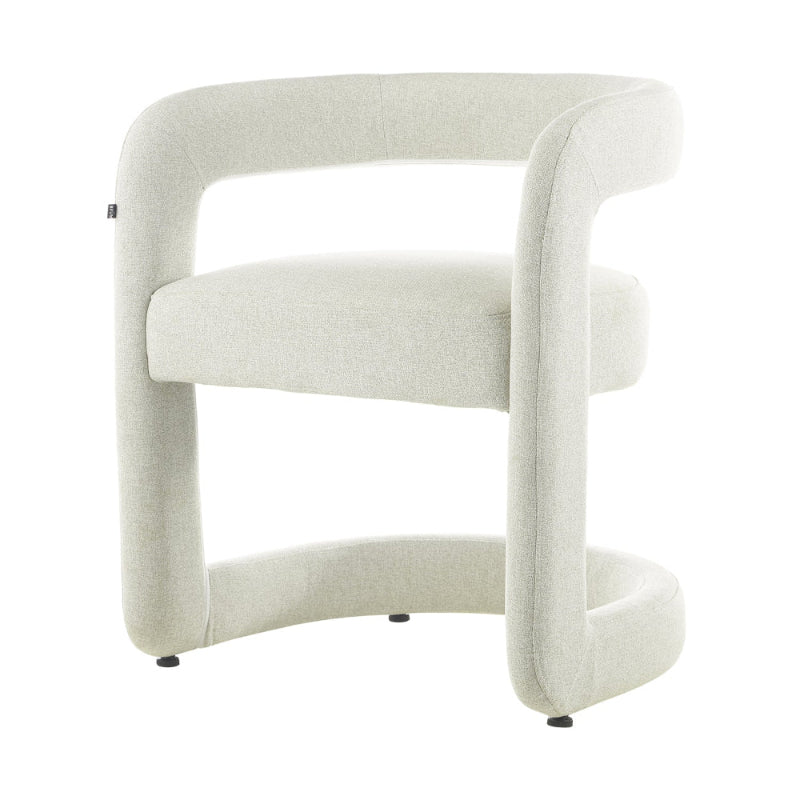 Silla AbuDabi Gris Vista en Perspectiva