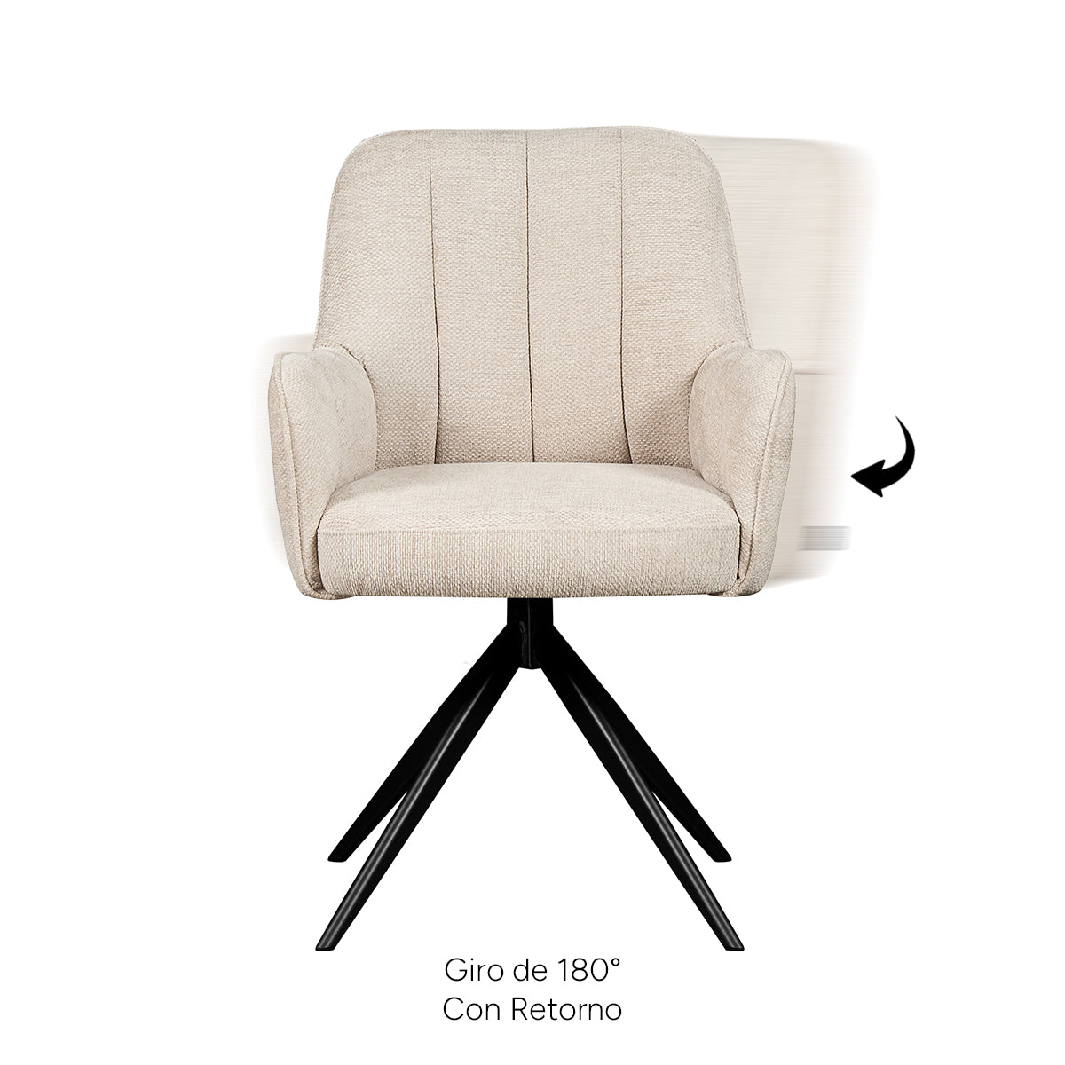 Silla Amsterdam de asiento giratorio