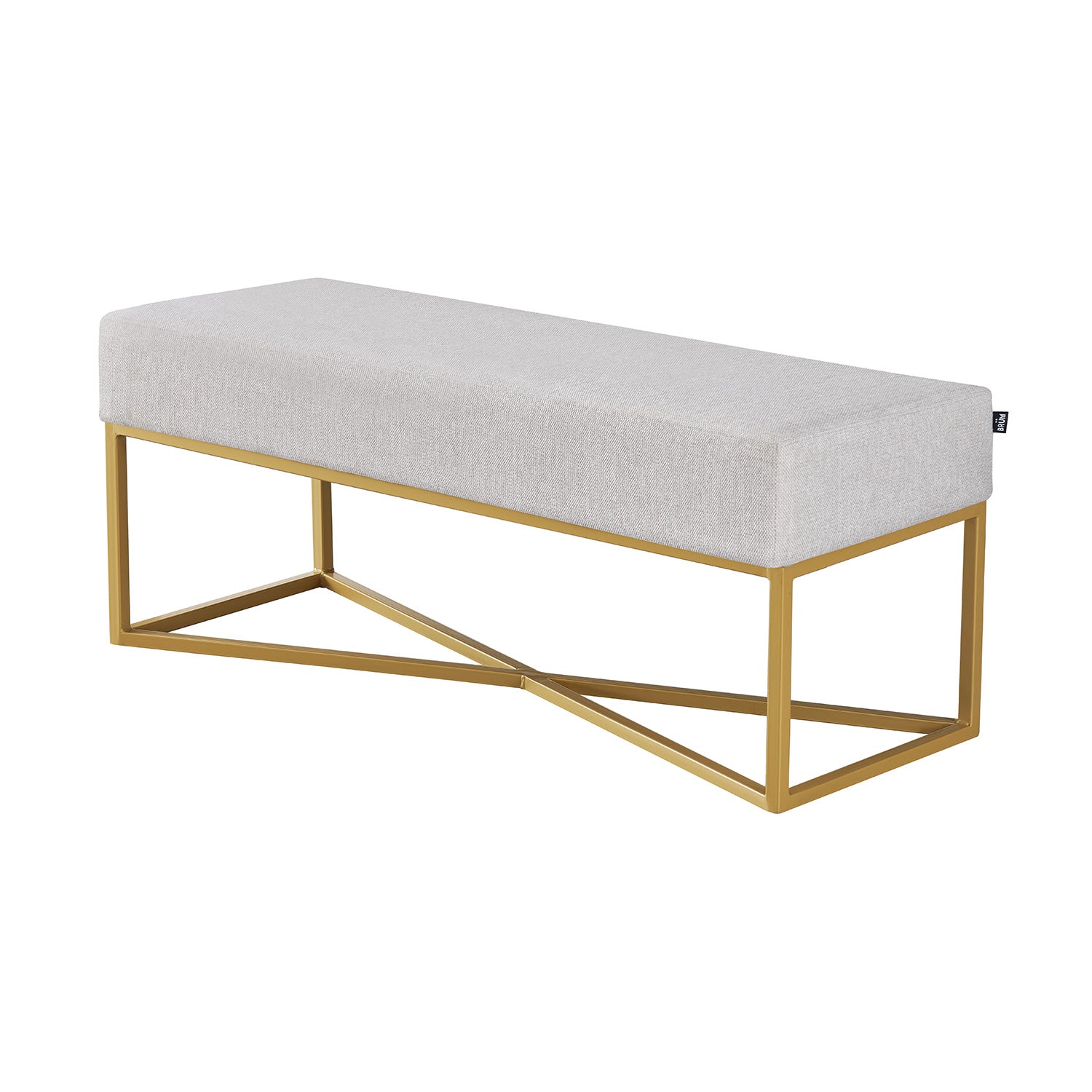 Banca Anecy Beige Vista en Perspectiva 