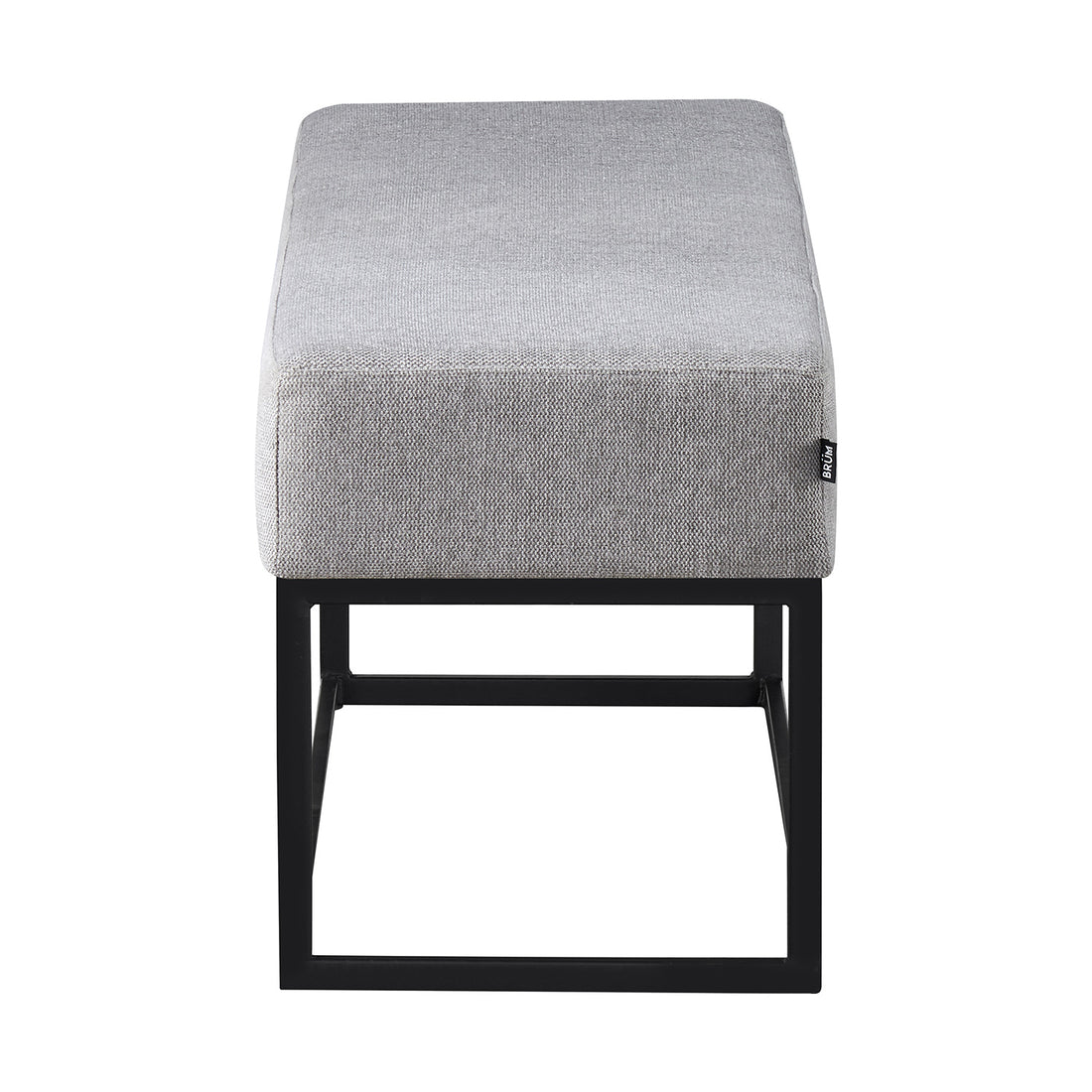 Banca Clermont Gris Vista Lateral 