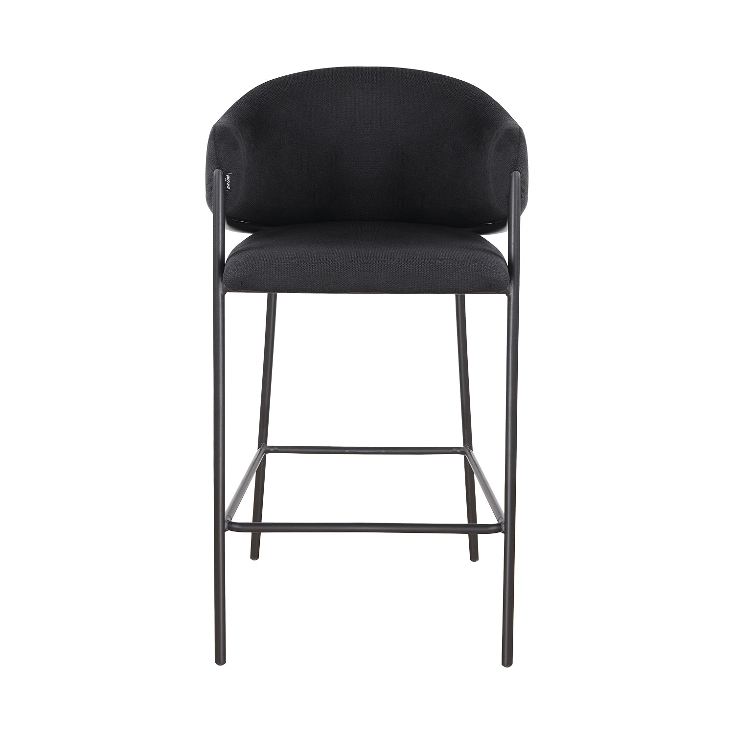 Banco Berlin pata negra color negro vista frontal