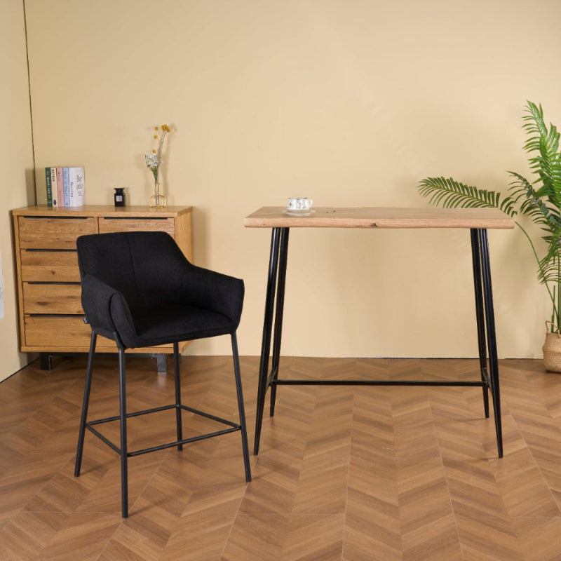 Banco Toronto Pata Negra En Desayunador Black 