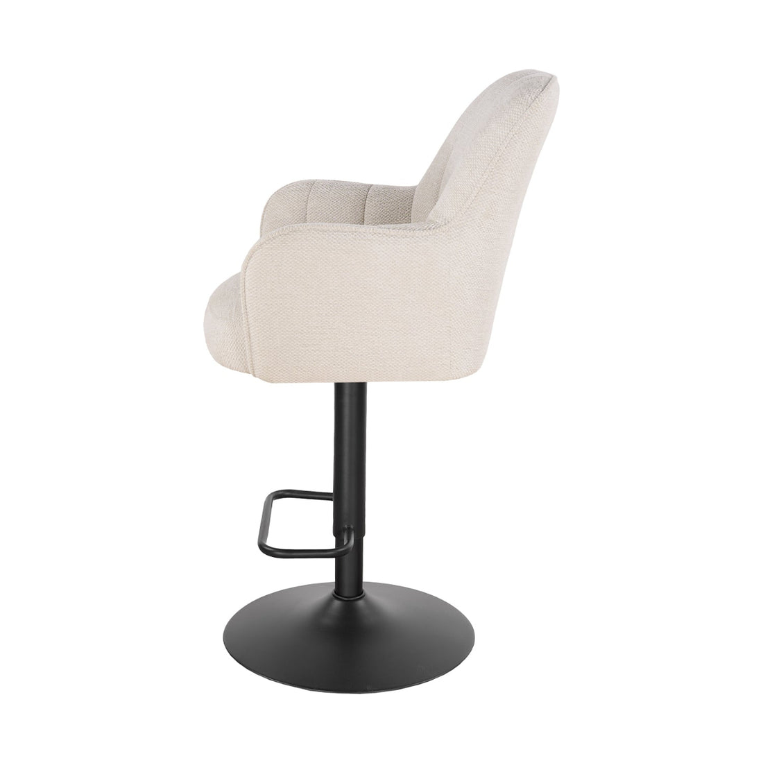 Banco Amsterdam Beige Vista Lateral