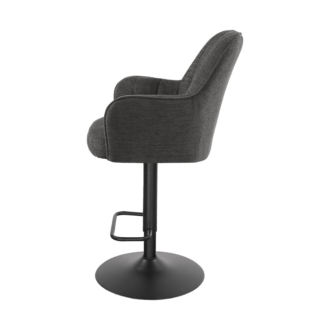 Banco Amsterdam Gris Oxford Vista Lateral
