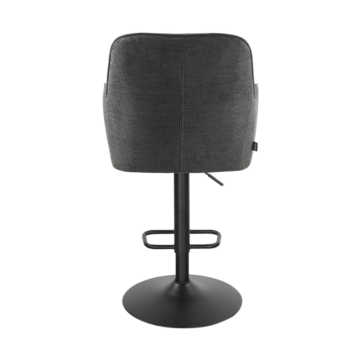 Banco Amsterdam Negro Vista Trasera