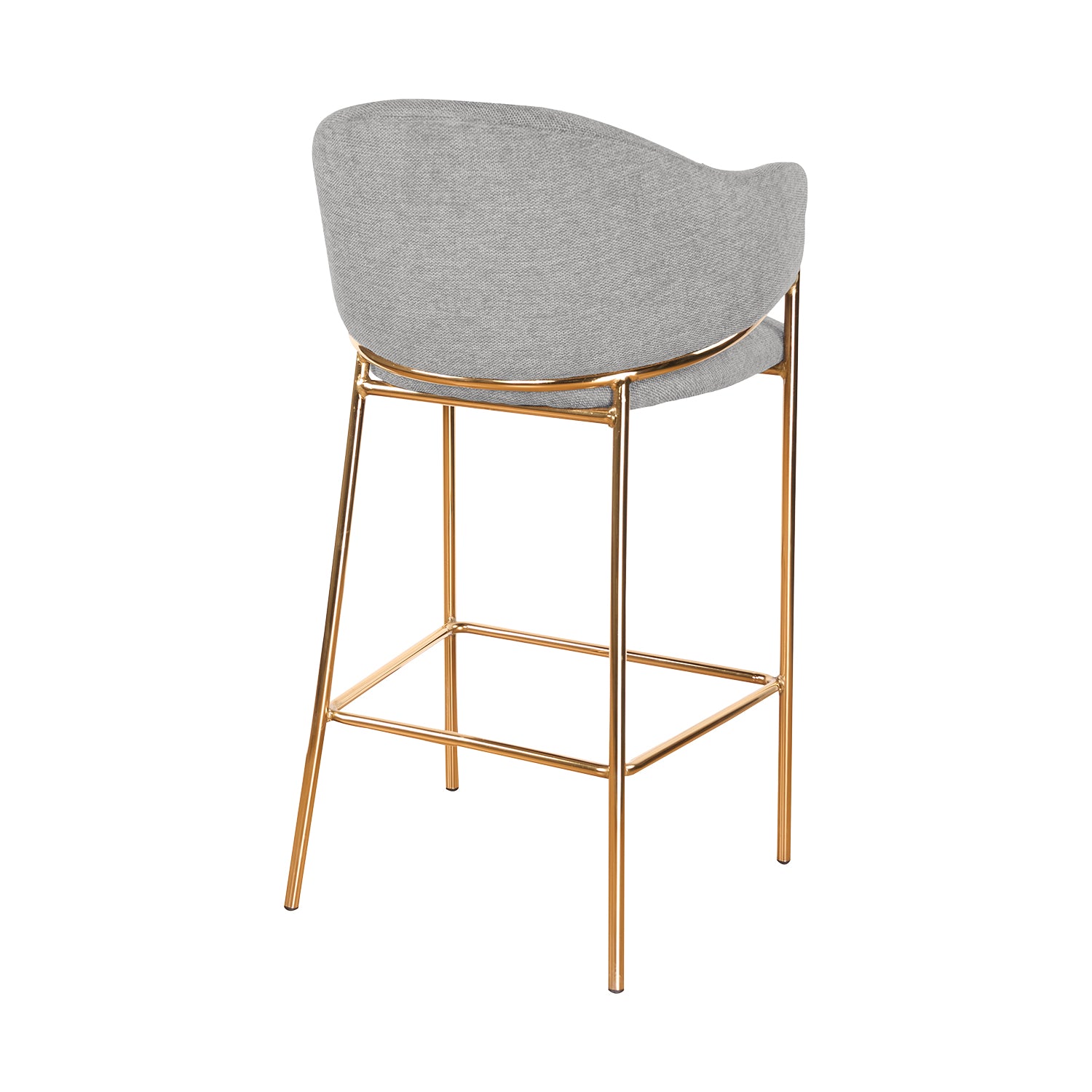 Banco Berlín Gris Vista en Perspectiva Trasera