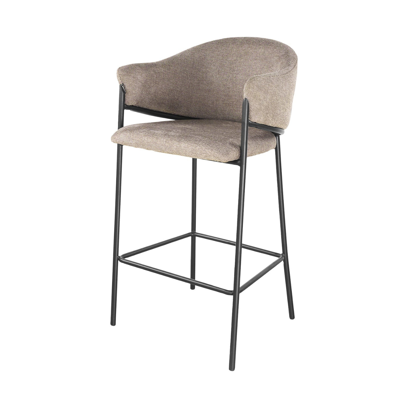 Banco Berlin Pata Negra Taupe Vista En Perspectiva