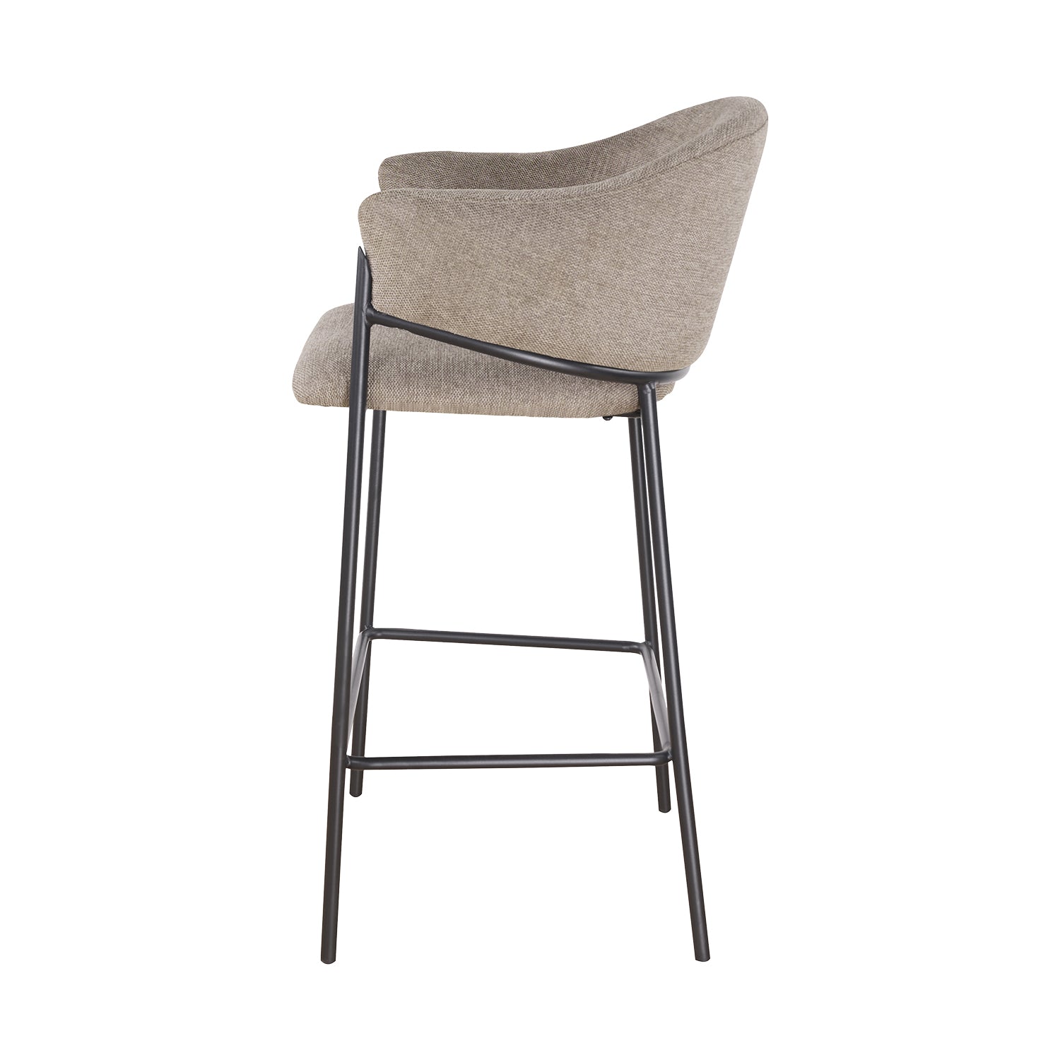 Banco Berlin Pata Negra Taupe Vista Lateral