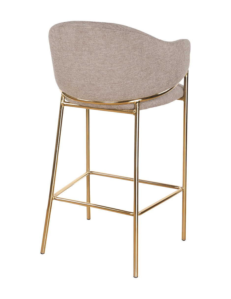 Banco Berlin Taupe Vista en Perspectiva Trasera