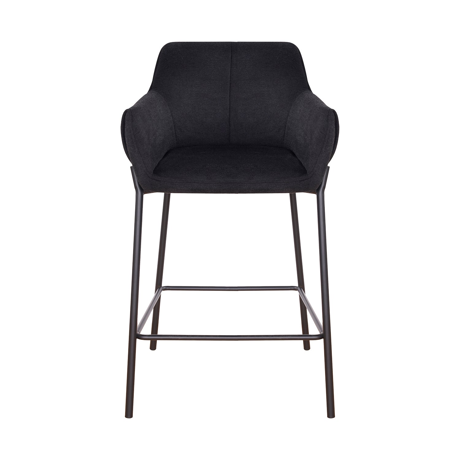 Banco Toronto Pata Negra Black Vista Frontal