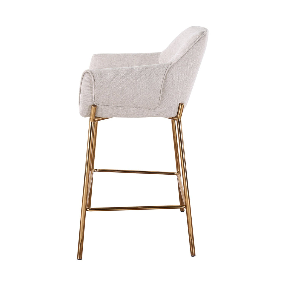 Banco Toronto Beige Vista Lateral