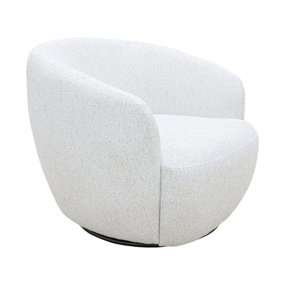 Sillón Giratorio Biarritz Beige Vista Lateral