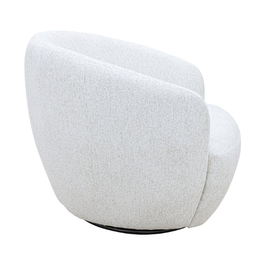 Sillón Giratorio Biarritz Beige Vista Lateral