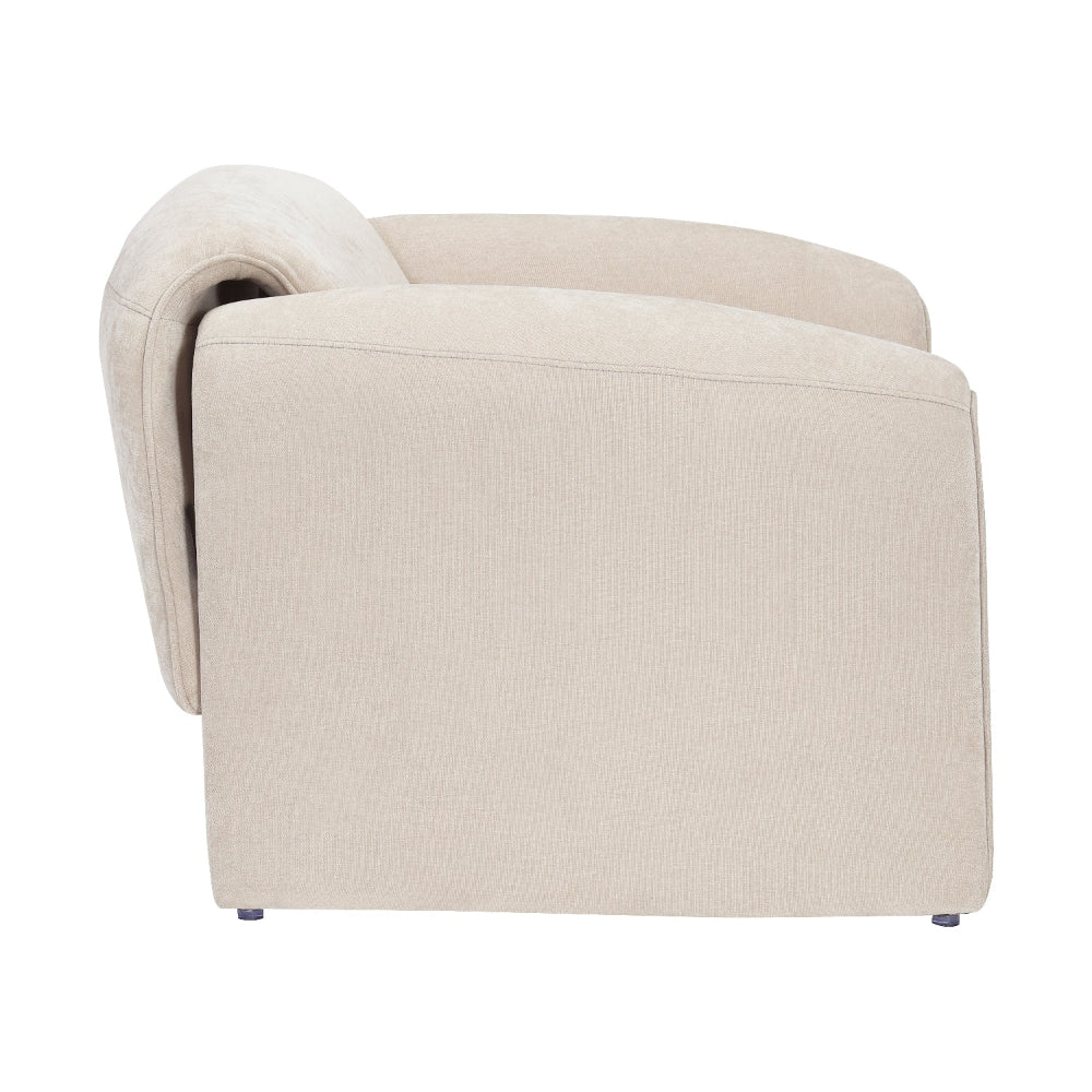 Sofá Melbournee Beige Vista Lateral