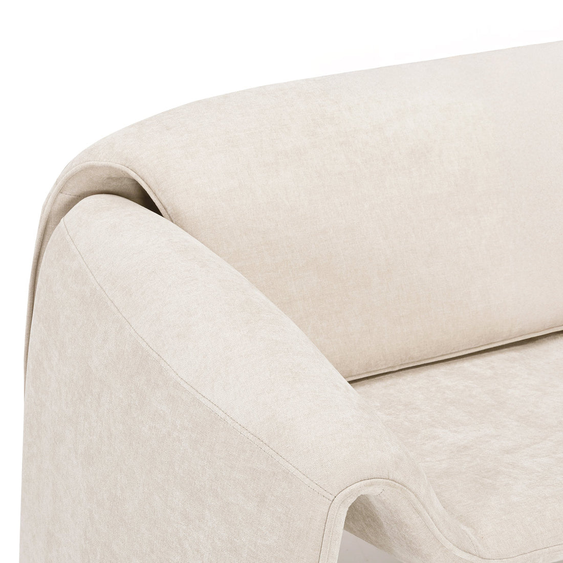 Sofá Melbournee Beige Vista A Detalle