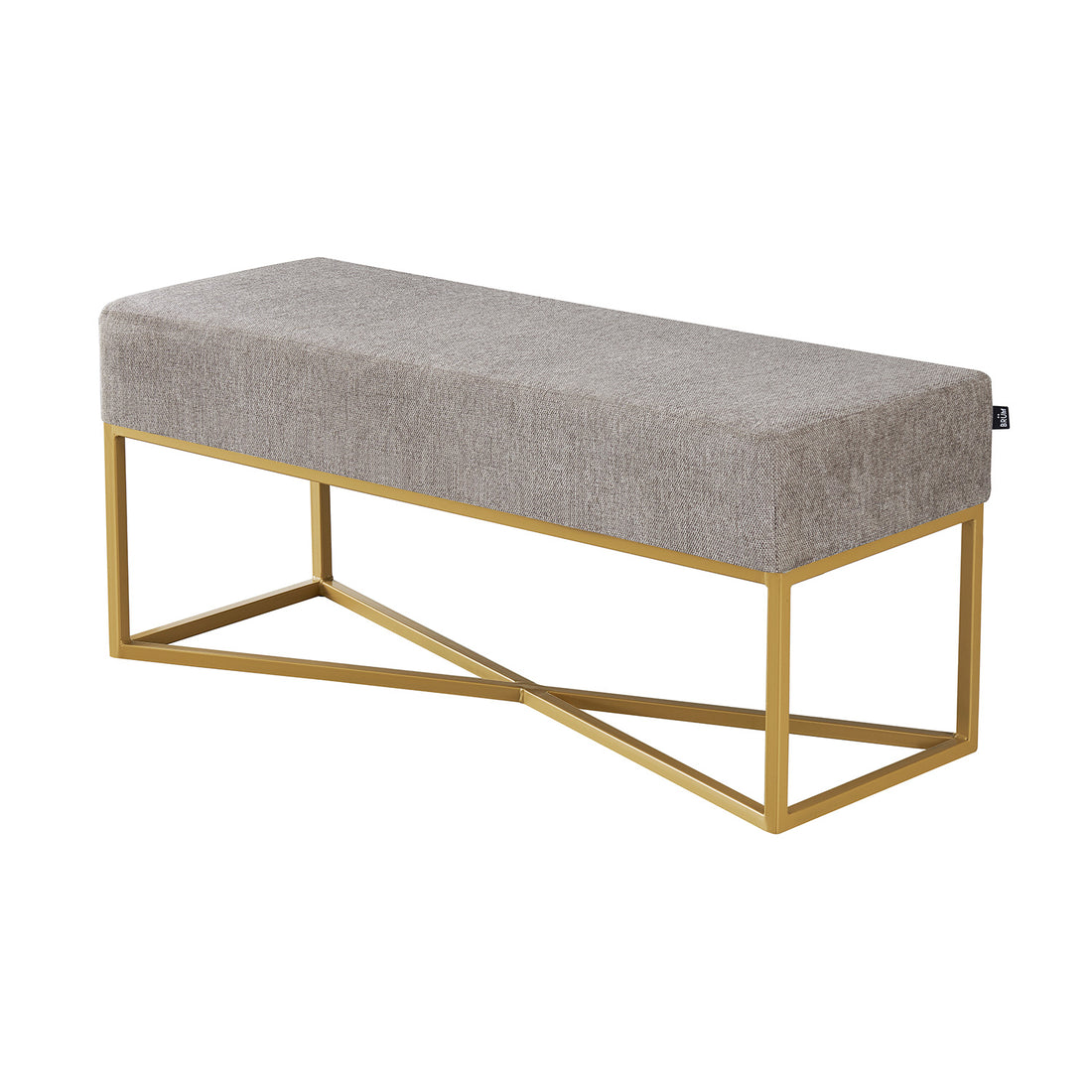 Banca Annecy 110cm Taupe Vista de producto 2