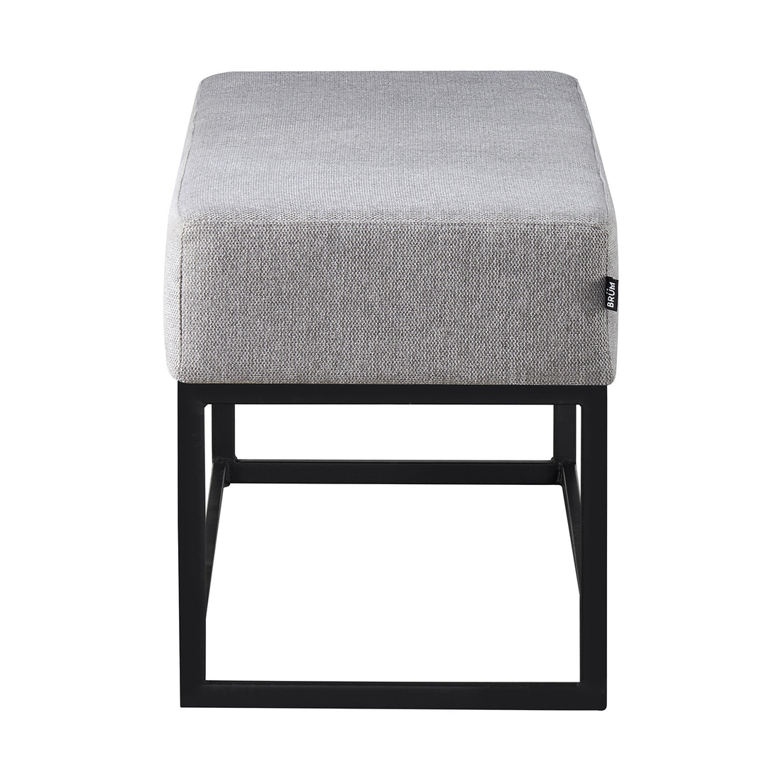 Banca Clermont 110cm Gris Vista de producto 3