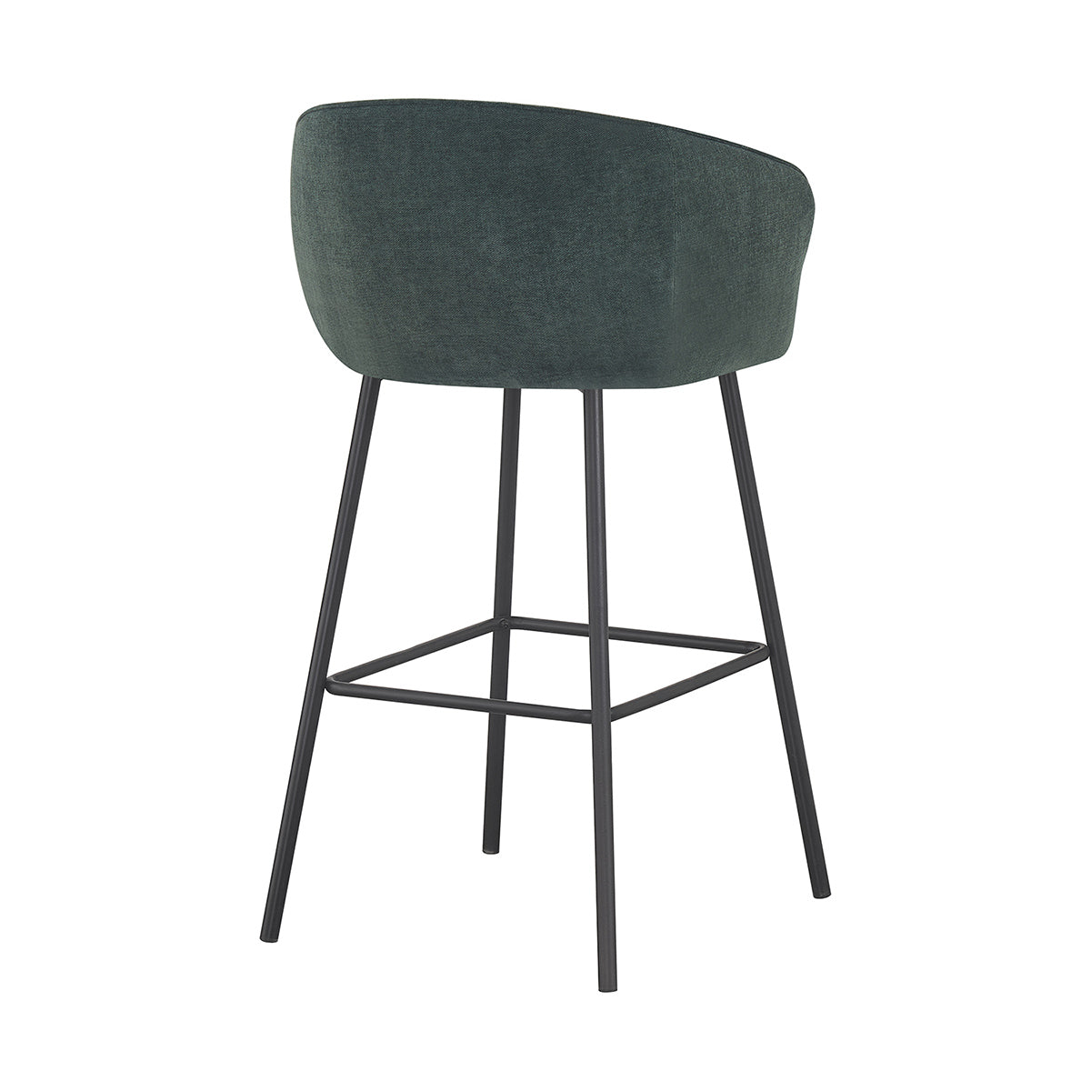 Banco Alto Miami Verde Vista en Perspectiva Trasera