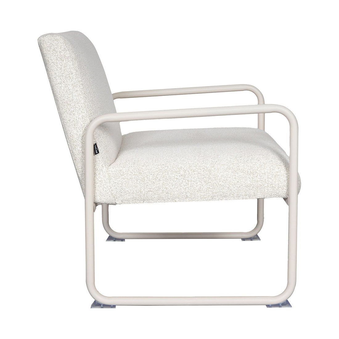 Sillón Bolonia Beige Vista Lateral