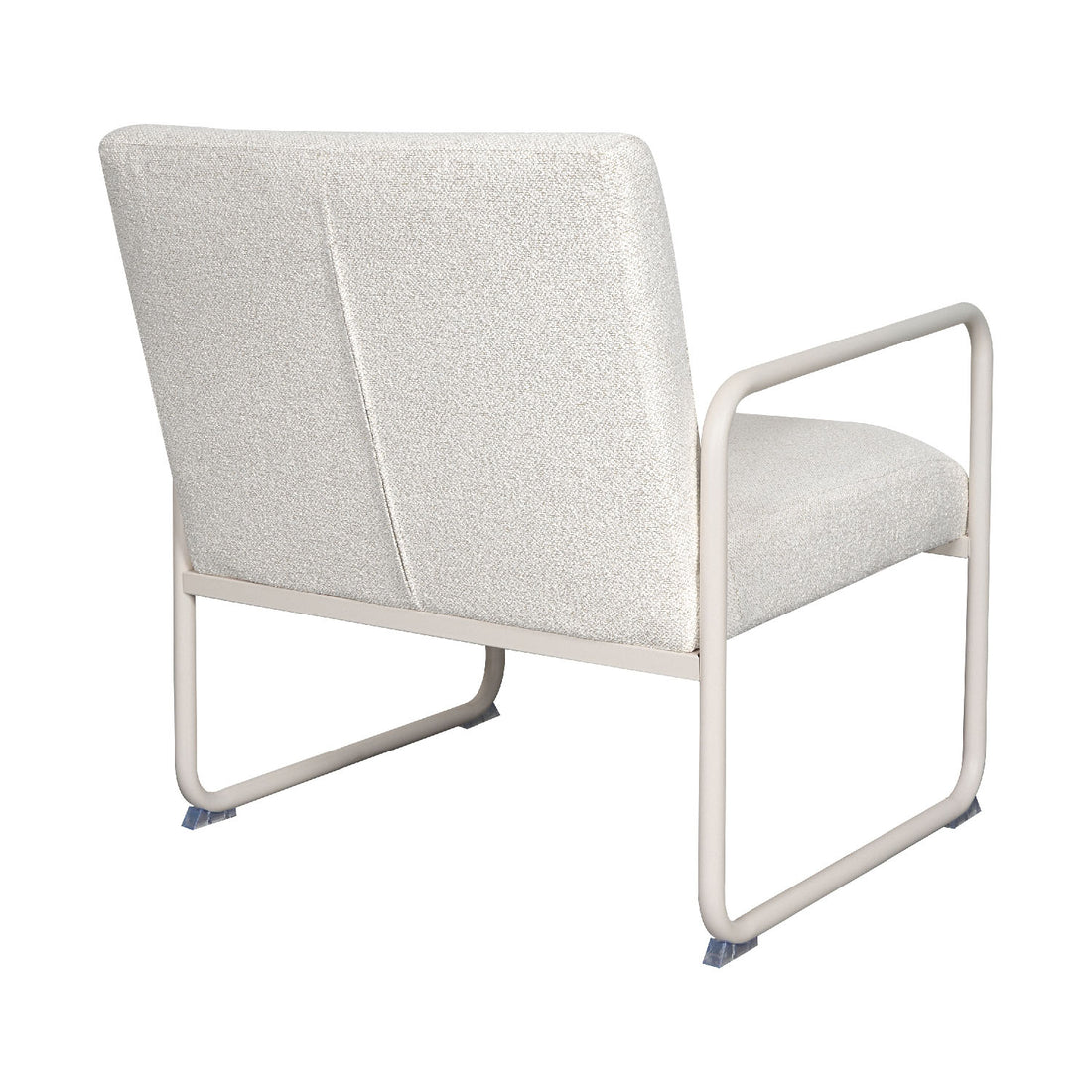 Sillón Bolonia Beige Vista en Perspectiva Trasera