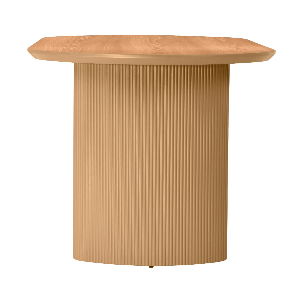 Mesa de Comedor Chipre Natural 180cm Vista Lateral