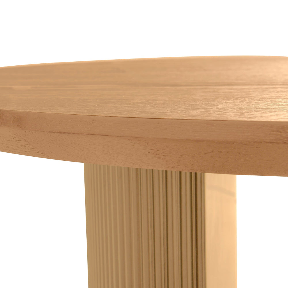 Mesa de Comedor Chipre Natural 180cm Vista a Detalle Textura