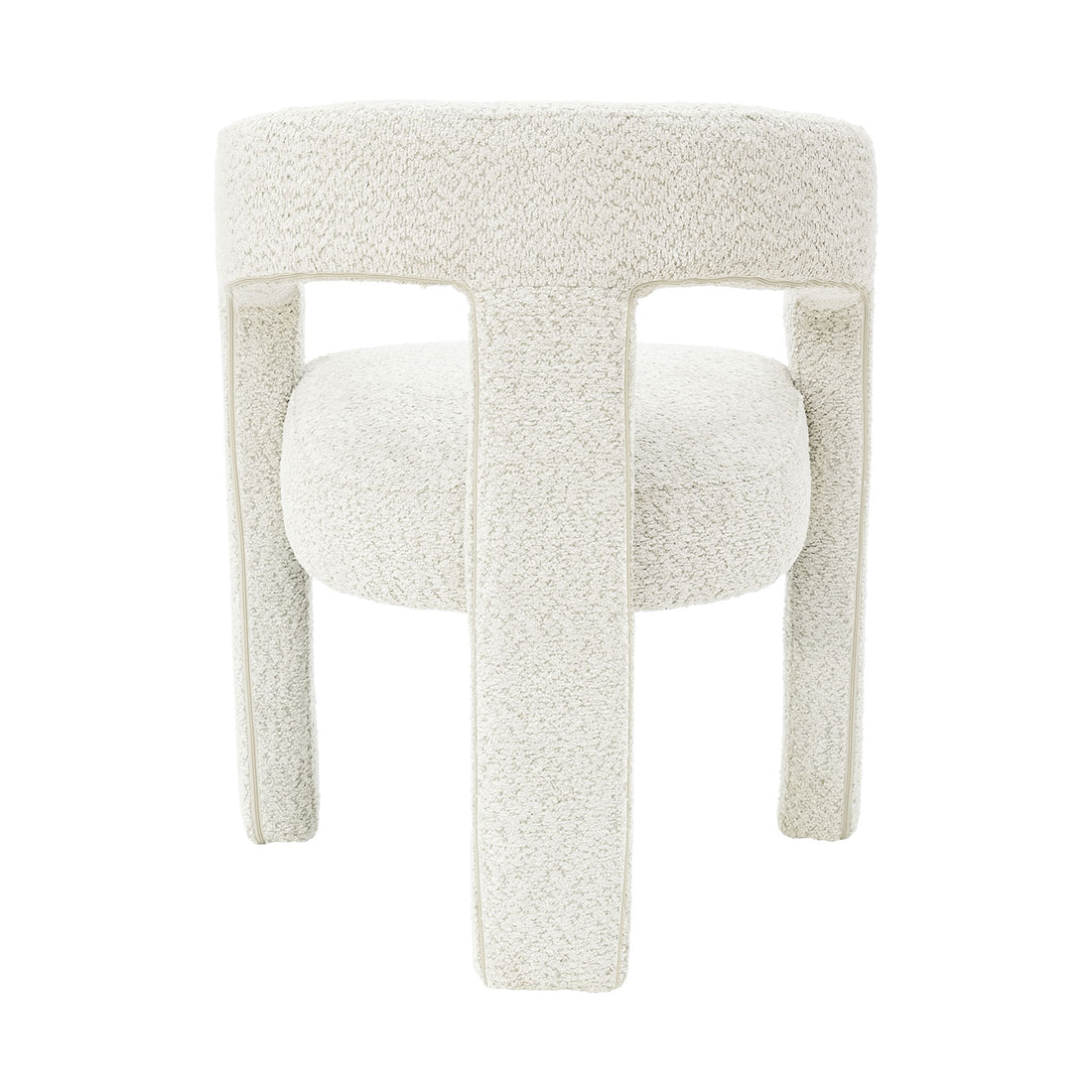 Silla Estambul Crema Vista en Perspectiva