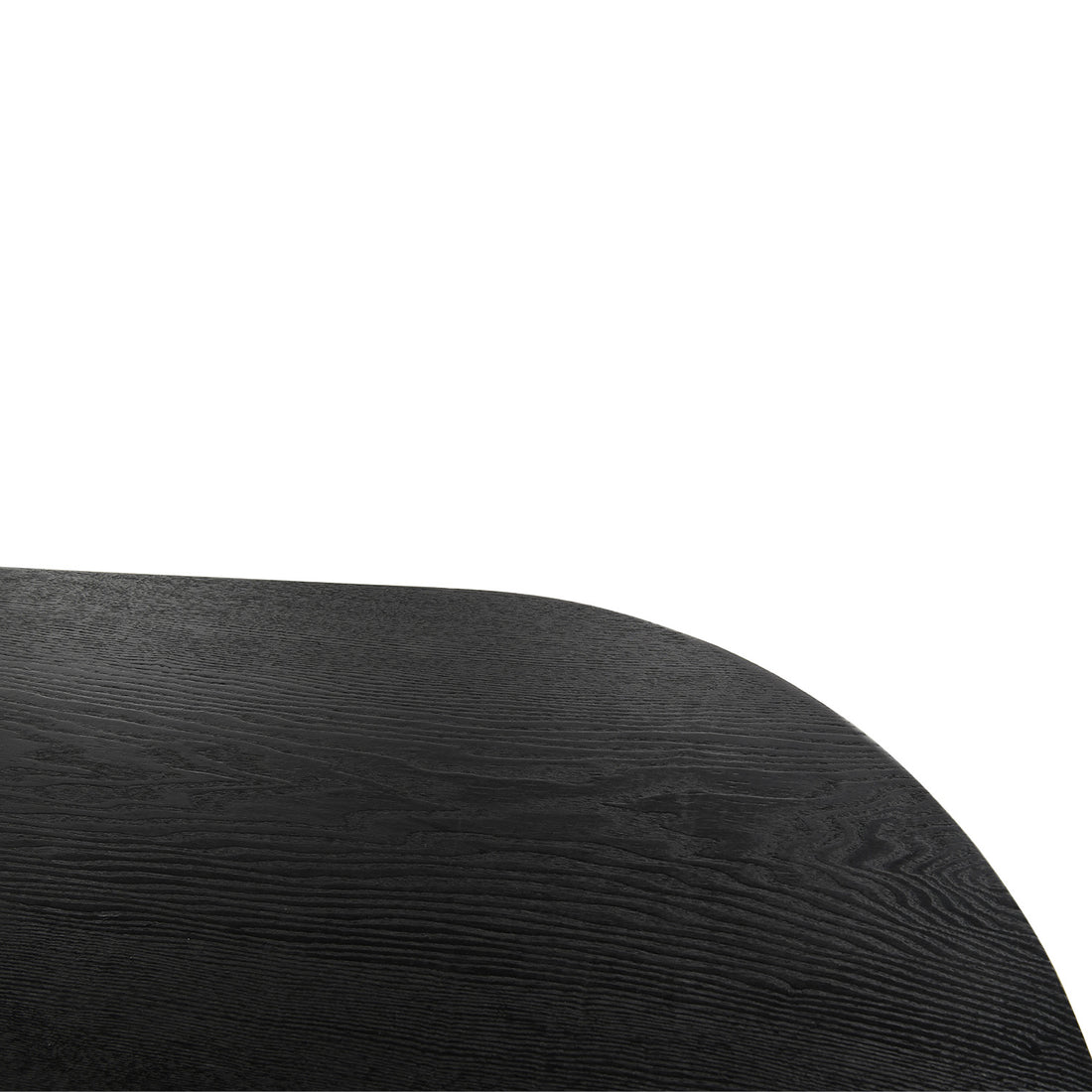 Mesa de Comedor Chipre Negra Vista de Detalle