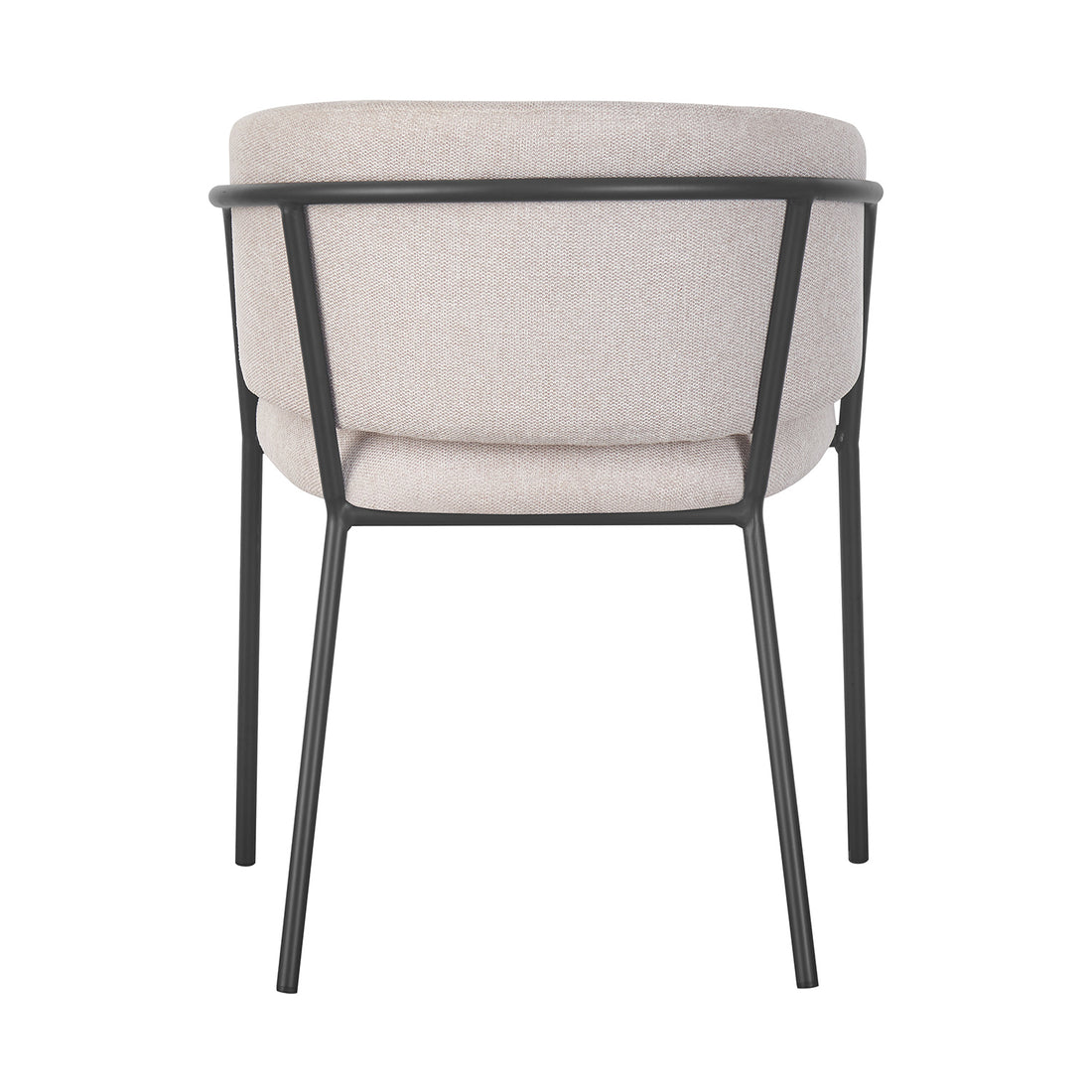 Silla Escocia Beige  Pata Negra Vista Trasera