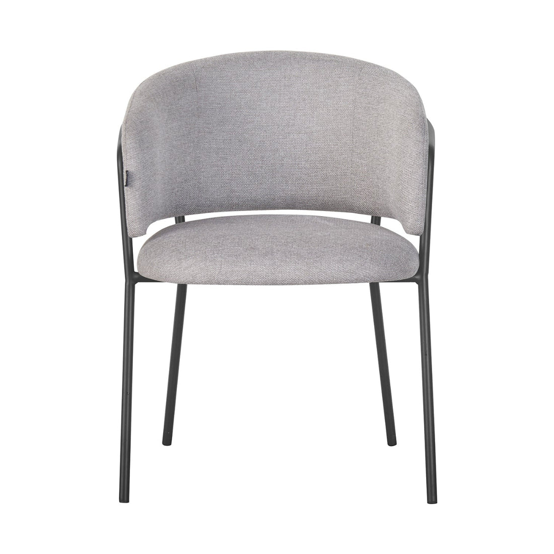 Silla Escocia Gris Pata Negra Vista Frontal