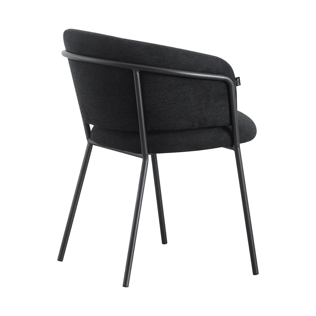 Silla Escocia Pata Negra Vista En Perspectiva