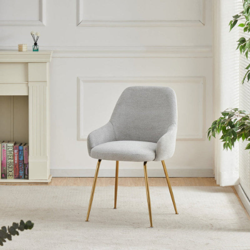 Silla Galicia Grey en Habitación  