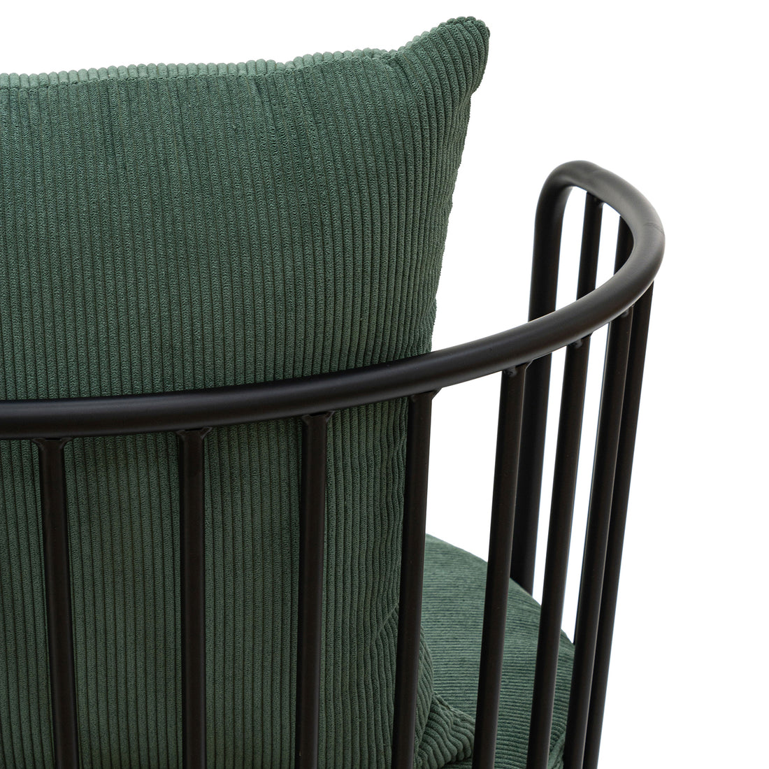 Sillón Individual Verviers Black Vista de Detalle