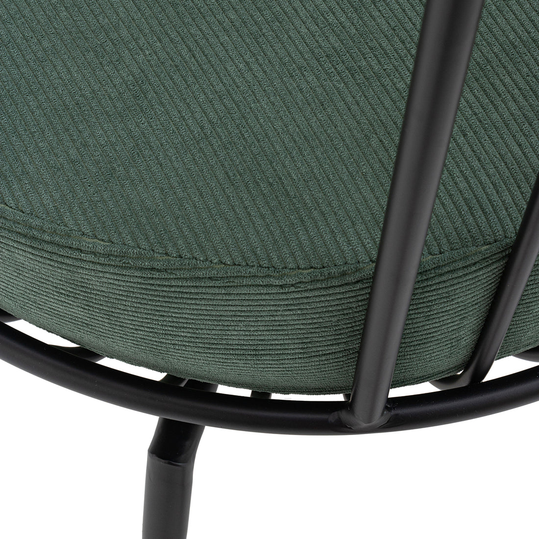 Sillón Individual Verviers Black Vista de Detalle