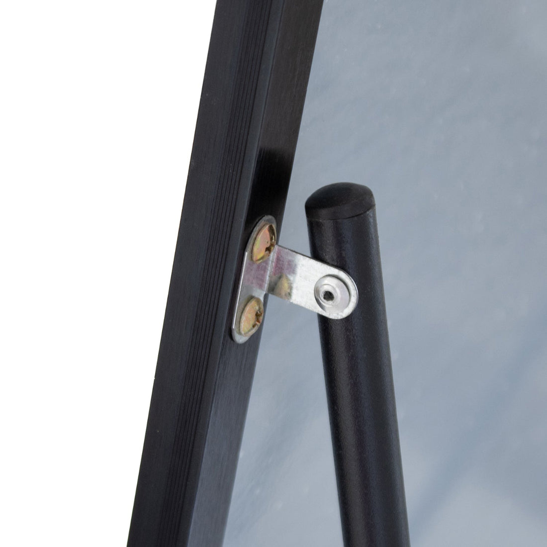 Espejo Seúl 180cm Black Alto Vista a Detalle de Tornillos