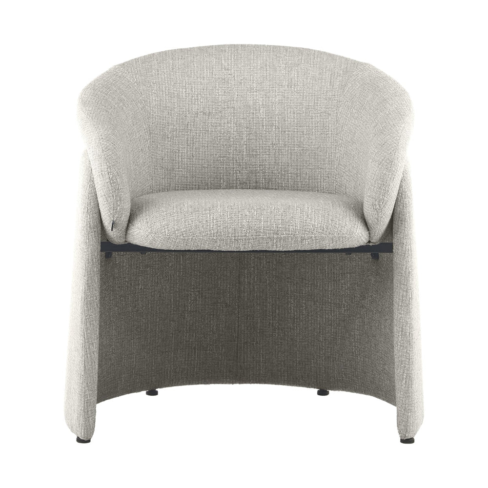 Sillón Jordania Gris Vista Frontal