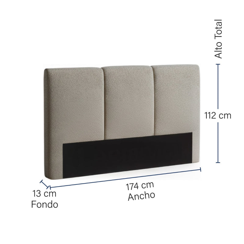 Cabecera Granada Queen Size Medidas