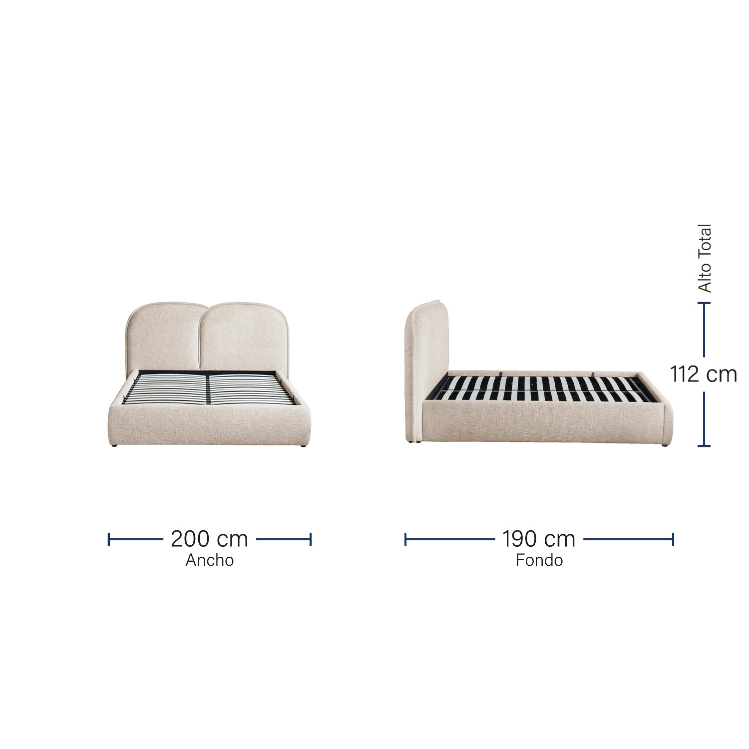 Cabecera Islandia Medidas