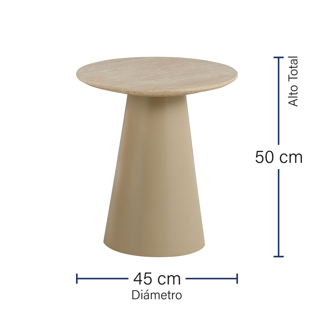 Mesa de centro Cascaes Alta Medidas