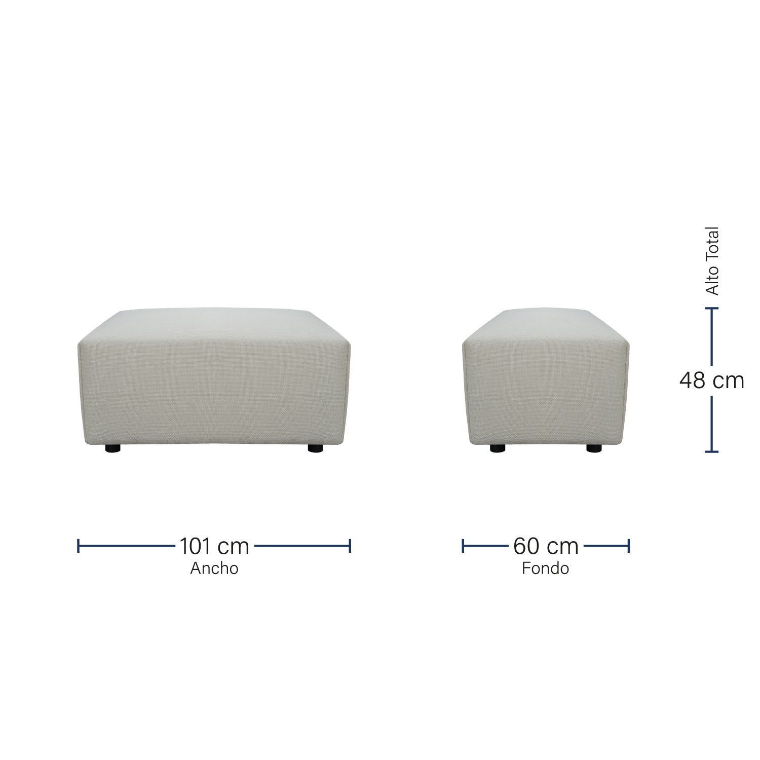 Taburete Montenegro Beige
